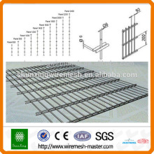 868 high security galvanized double wire mesh fence / 868 fence
